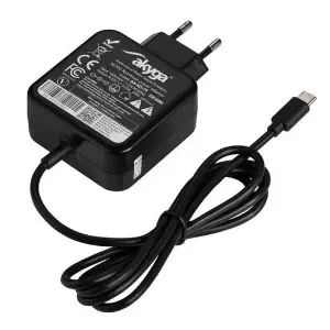 Laptop Power AC Adapter 5V-3A, 9V-3A, 15V-3A, 20V-3.25A, 65W, USB Type-C